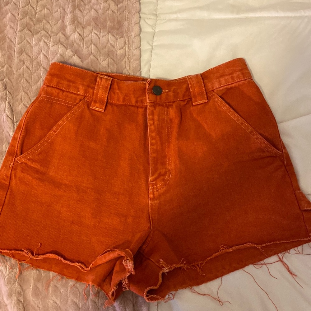 Pacsun Red Jean Shorts